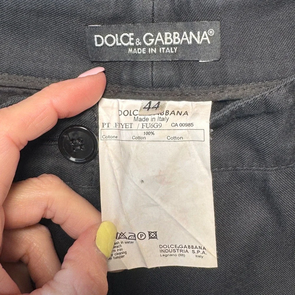 Dolce & Gabbana Cuffed Bermuda Shorts Black Cotton Tailored  IT 44 / US 31 Italy